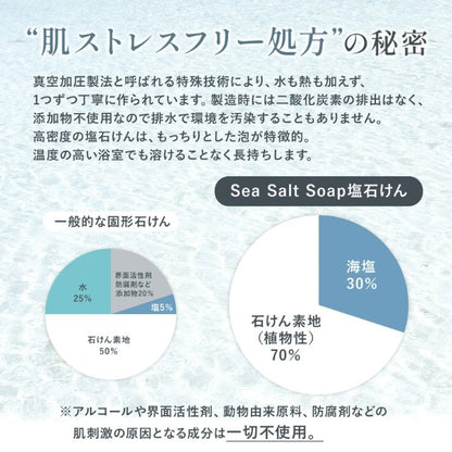 Sea Salt Soap 塩石けん　フランキンセンス